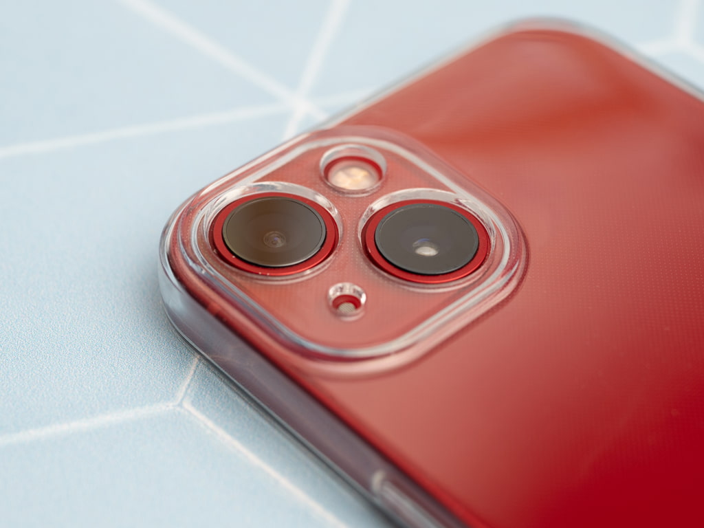 TRANSPARENT - Gumový obal pro iPhone 13 - 2